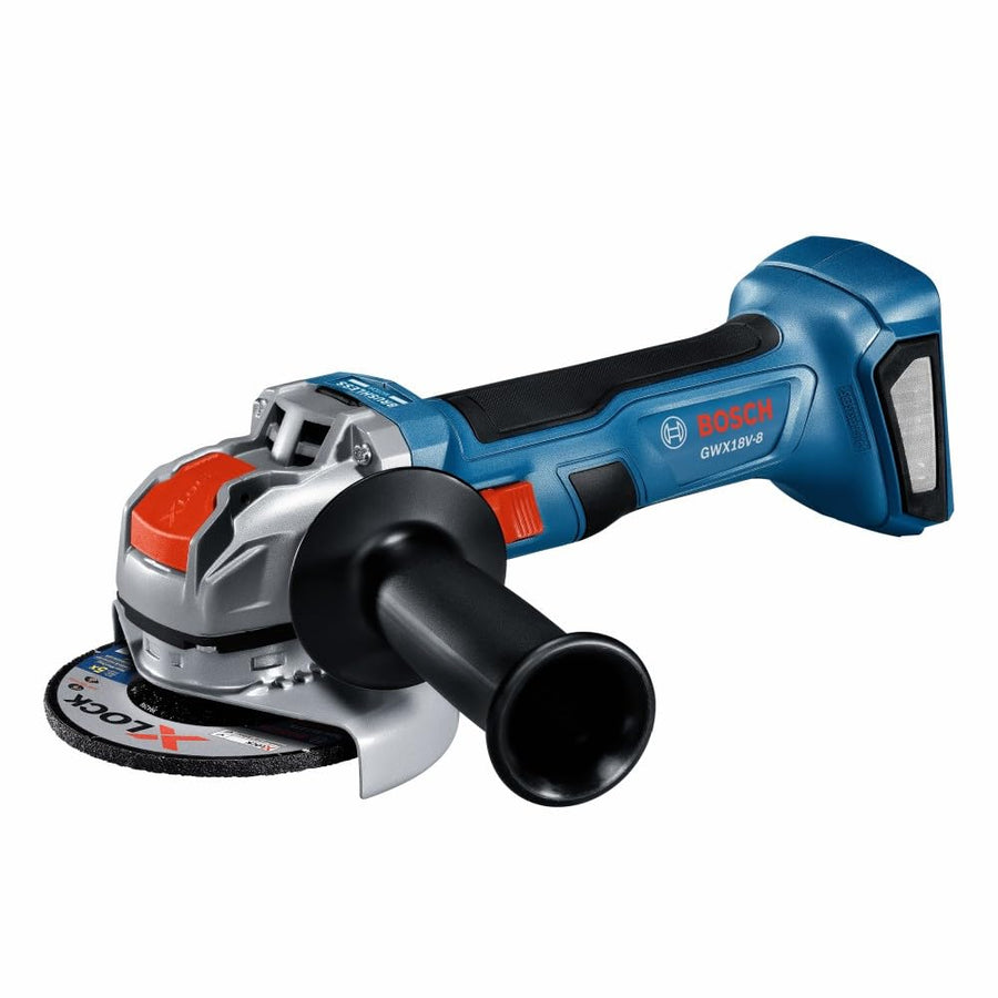 18V X-LOCK Bosch GWX18V-8N Brushless 4-1/2 In. Angle Grinder with Slide Switch (Bare Tool)