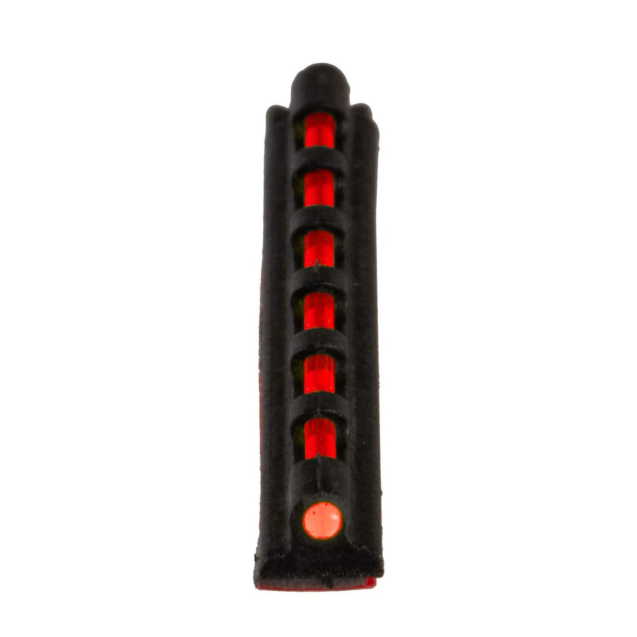 Low-Profile TruGlo Universal Fiber Optic Front Shotgun Wing & Clay Glo-Dot Sights, RED
