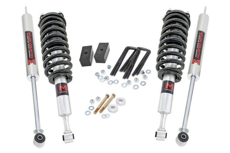 3" Rough Country Lift Kit w/M1 Struts & Shocks for 05-23 Toyota Tacoma - 74540