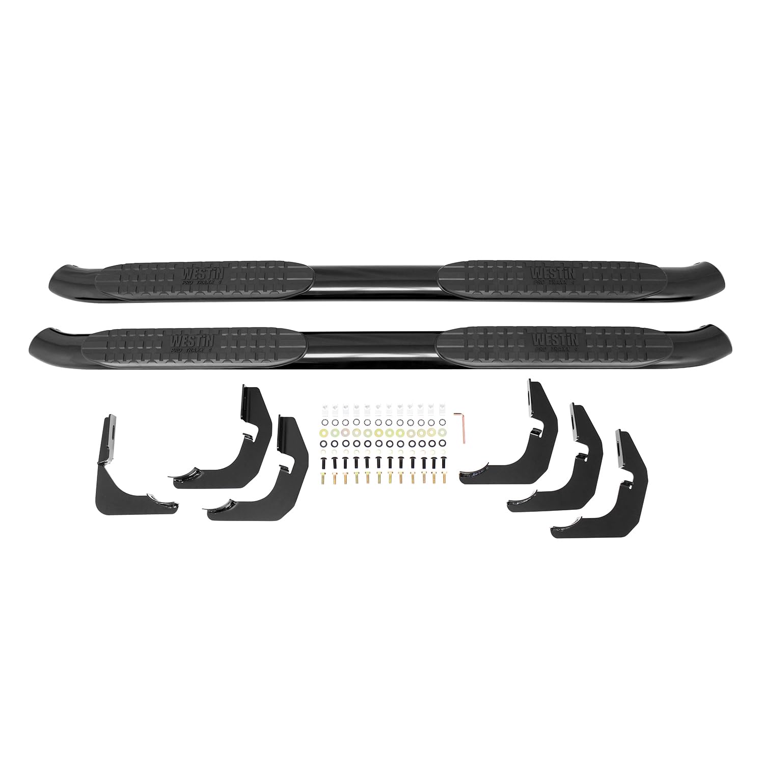 PRO TRAXX 4 Oval Nerf Bars Westin fits 2015-2025 Colorado Canyon Crew Cab Black Pair