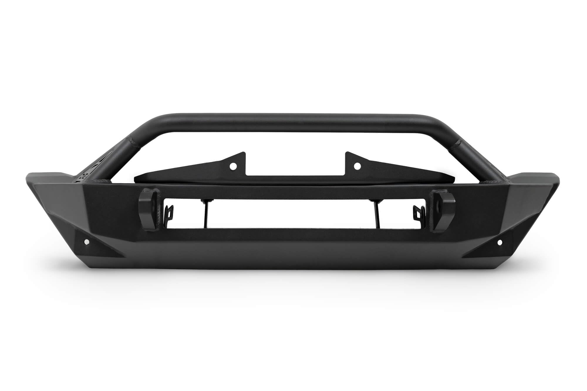 Stubby FS-1 Series Front Bumper for the 2007-2025 Jeep Wrangler JK/JL & Gladiator JT | High Clearance Stubby Winch Bumper | Tubular Bull Bar | Retains OEM Sensors | Fully Bolt-On | DV8 Offroad