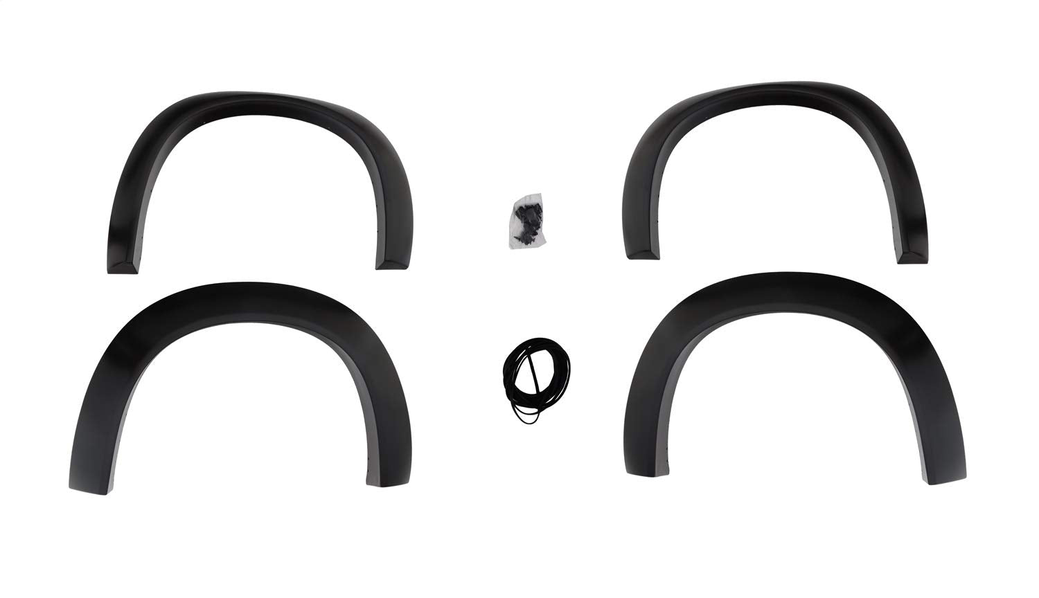 Fender Flare Kit / Body Kit Auto Ventshade [AVS] | Fits 2007-2023 Dodge Challenger (may require trimming & prof install w/air dam), 4 pcs. | Black - 850250