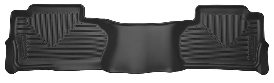 Husky Liners Floor Mats X-act Contour | Fits 2014-2018 Chevrolet Silverado & GMC Sierra 1500; 2015-2019 Silverado/Sierra 2500/3500 Double Cab (Footwell Coverage) | 2nd Row, 1-pc Black - 53221