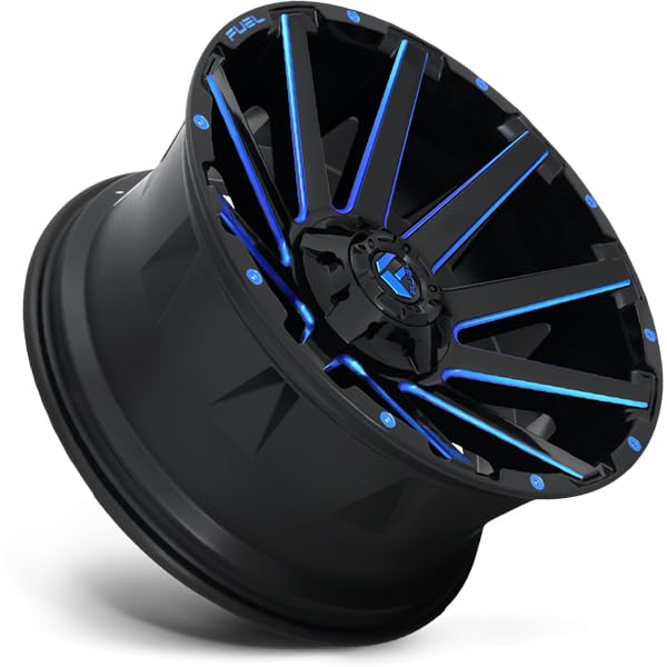FUEL OFF-ROAD 20X10 D644 CONTRA 5X4.5/5.0, 4.79, 18mm GLOSS BLACK BLUE TINTED CLEAR - D64420002647