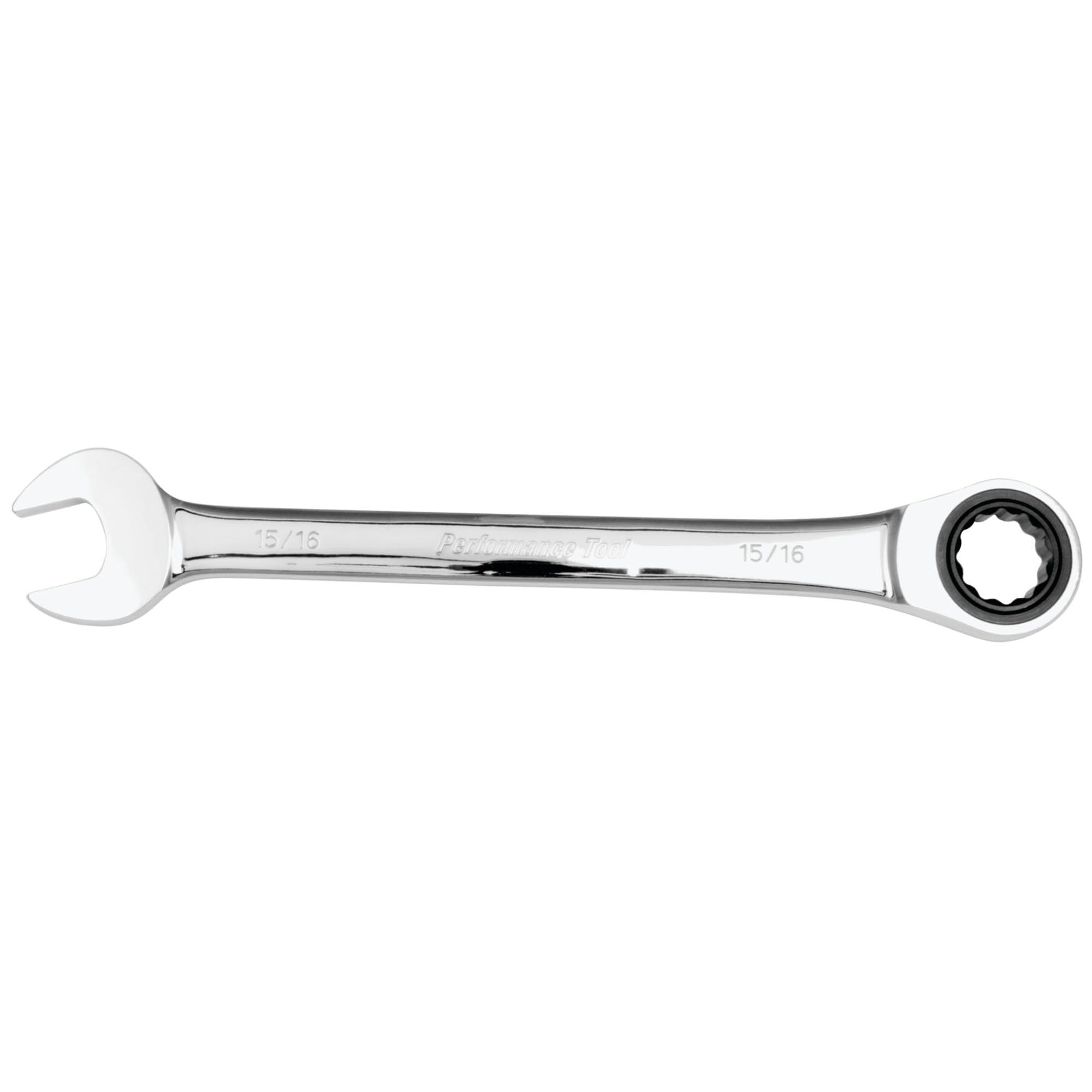 15/16-Inch Performance Tool W30261 Professional Chrome Vanadium SAE Ratcheting Wrench