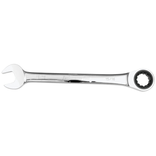 15/16-Inch Performance Tool W30261 Professional Chrome Vanadium SAE Ratcheting Wrench