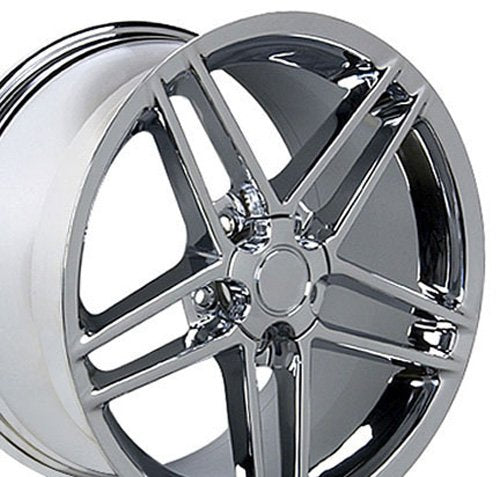 CV07A OE Wheels 17" Replica Wheel CV07A Fits Chevrolet Corvette - C6 Z06 Rim 17x9.5 Chrome Wheel