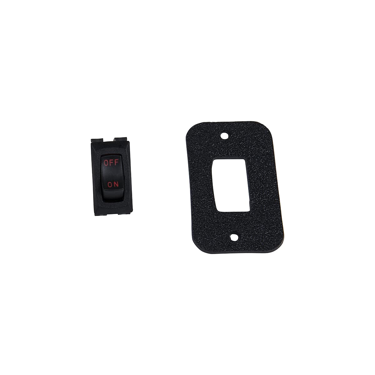 Kwikee Electric Step Rocker Style Replacement Power Switch for 5th Wheel RVs, Travel Trailers and Motorhomes, Black