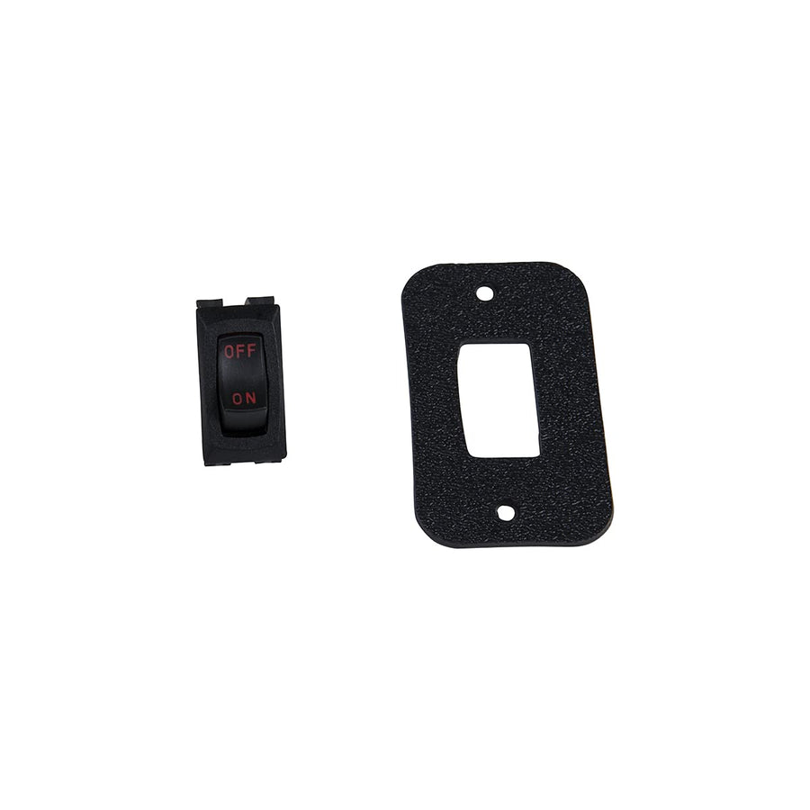 Kwikee Electric Step Rocker Style Replacement Power Switch for 5th Wheel RVs, Travel Trailers and Motorhomes, Black