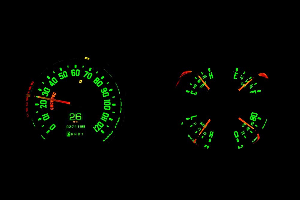 Dakota Digital Retrotech RTX-54C-PU-X Gauge Instrument System Compatible with 1954 Chevy Pickup