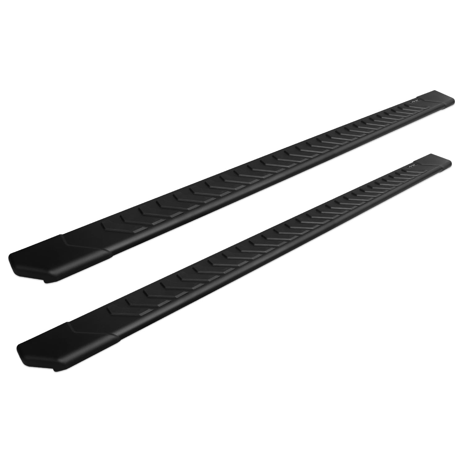 Running Boards Raptor Series Steps 5in OEM Style Full Tread Black Aluminum Compatible with 05-23 Tacoma Double Cab