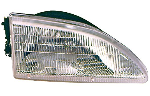 Right TYC Headlight Assembly Compatible with 1994-1998 Ford Mustang