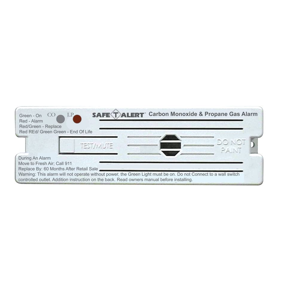 35-741-WT Safe-T-Alert by MTI Industries Dual LP/CO Alarm - 12V, 35 Series Surface Mount, White