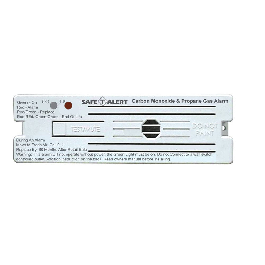 35-741-WT Safe-T-Alert by MTI Industries Dual LP/CO Alarm - 12V, 35 Series Surface Mount, White