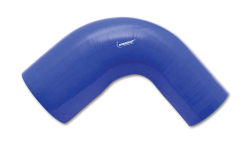 Vibrant 2781B Performance Blue 2.5" ID x 2.75" ID 4 Ply 90 Degree Reducer Elbow