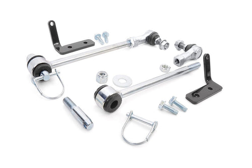 Rough Country Sway Bar Disconnects Front for Jeep Wrangler JK (2007-2018) with 2.5" Lift - Pair