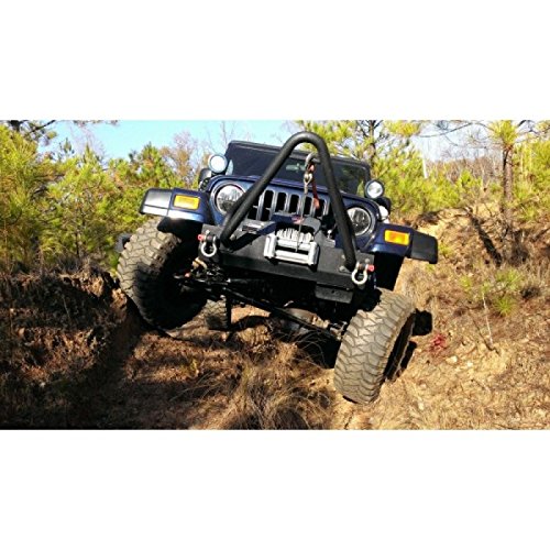 XHD Rugged Ridge Bumper Stinger | Textured Black, Steel | 11540.13 | Fits Bumpers from Rugged Ridge XHD