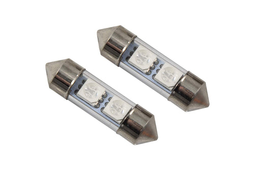 31mm Diode Dynamics SMF2 LED Bulbs (Pair), Blue