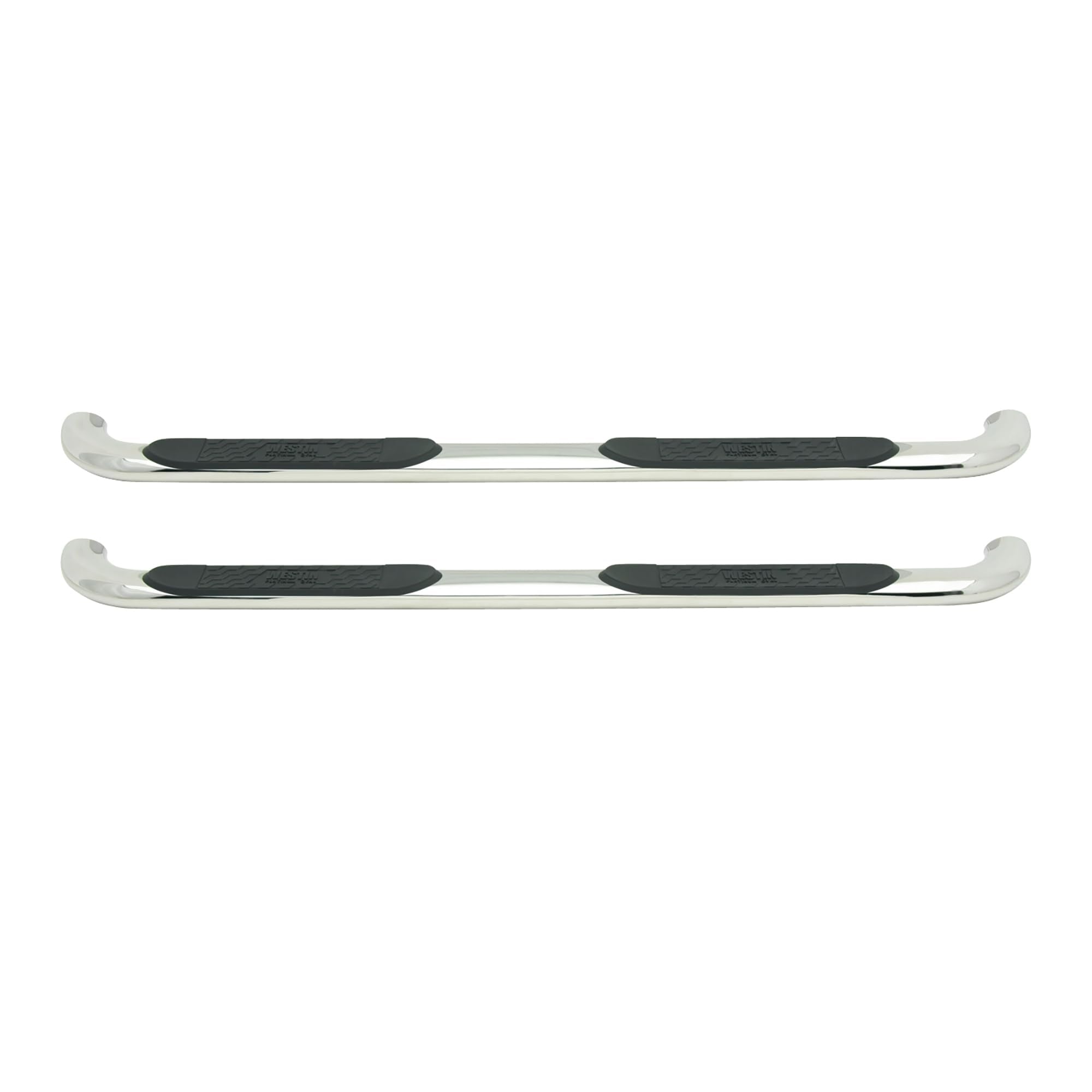 Platinum 21-4080 Westin 4 Oval Nerf Step Bars fits 2019-2023 Ram 1500 Crew Cab (Excl. Ram 1500 Classic) Polished SS 1 Pair