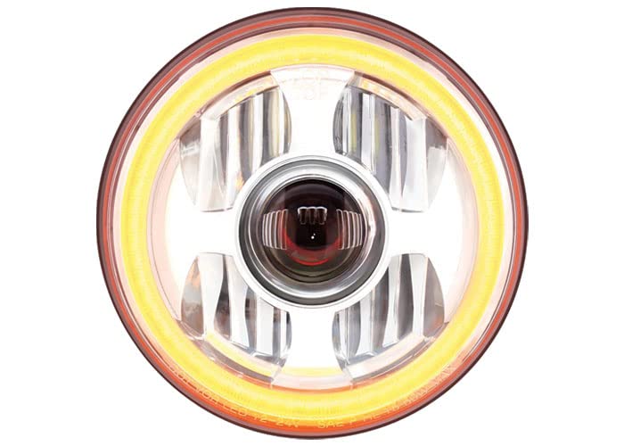 HLED794 Brothers Trucks LED Headlight - 7 Inch - Projector/Halo - Each