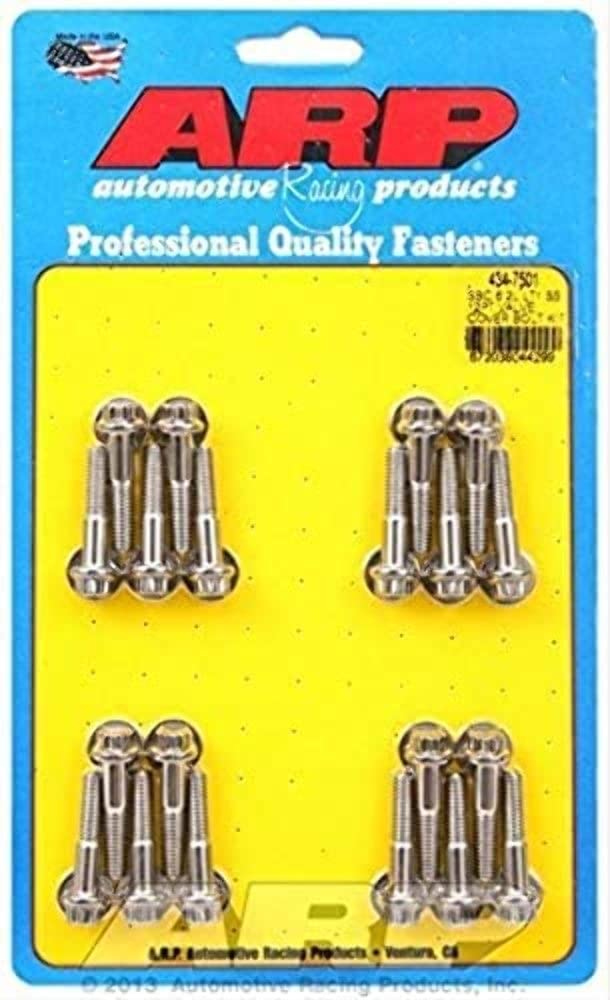 Valve Cover Bolt Kit ARP 434-7501 (SB Chevy 6.2L LT1 SS 12pt valve cover)