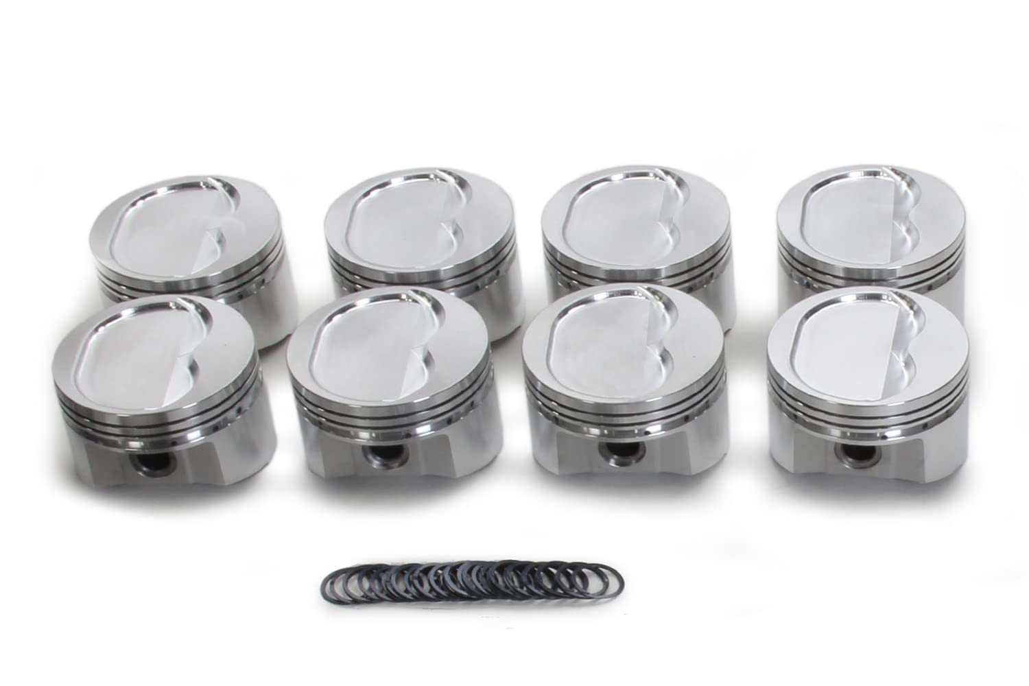 139628 JE Pistons 350 SBC DISH 16CC