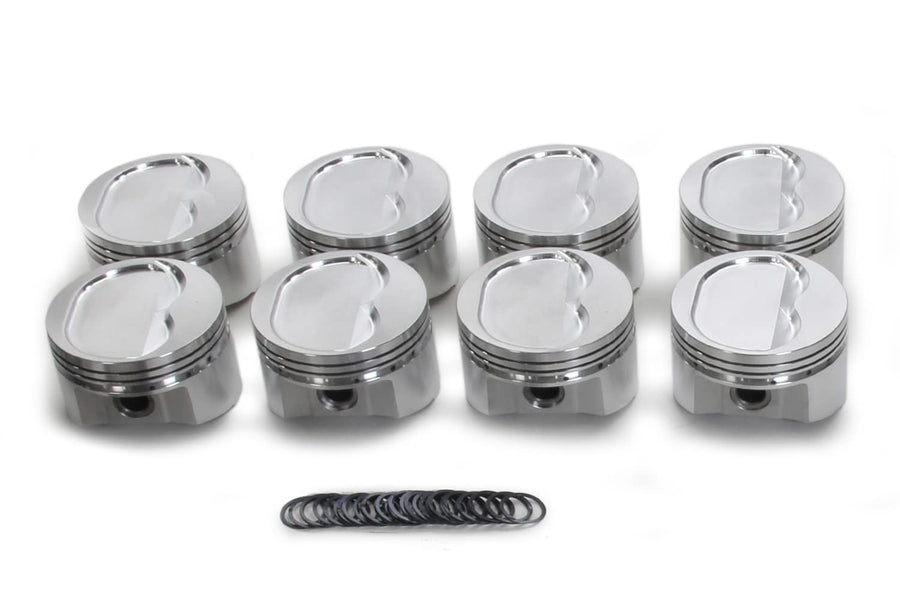 139628 JE Pistons 350 SBC DISH 16CC