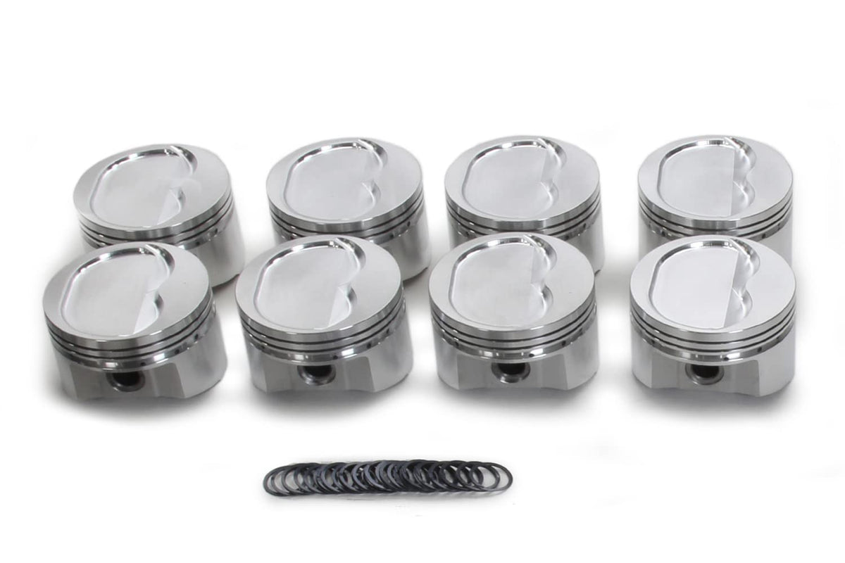 139628 JE Pistons 350 SBC DISH 16CC