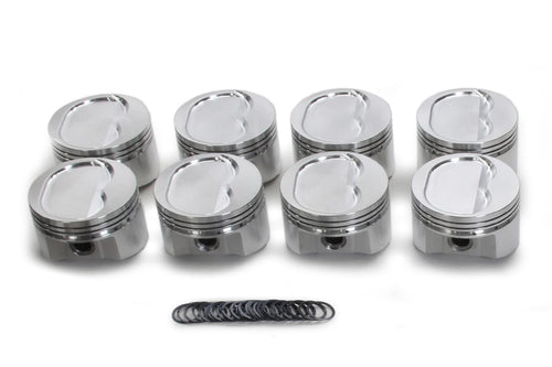 139628 JE Pistons 350 SBC DISH 16CC