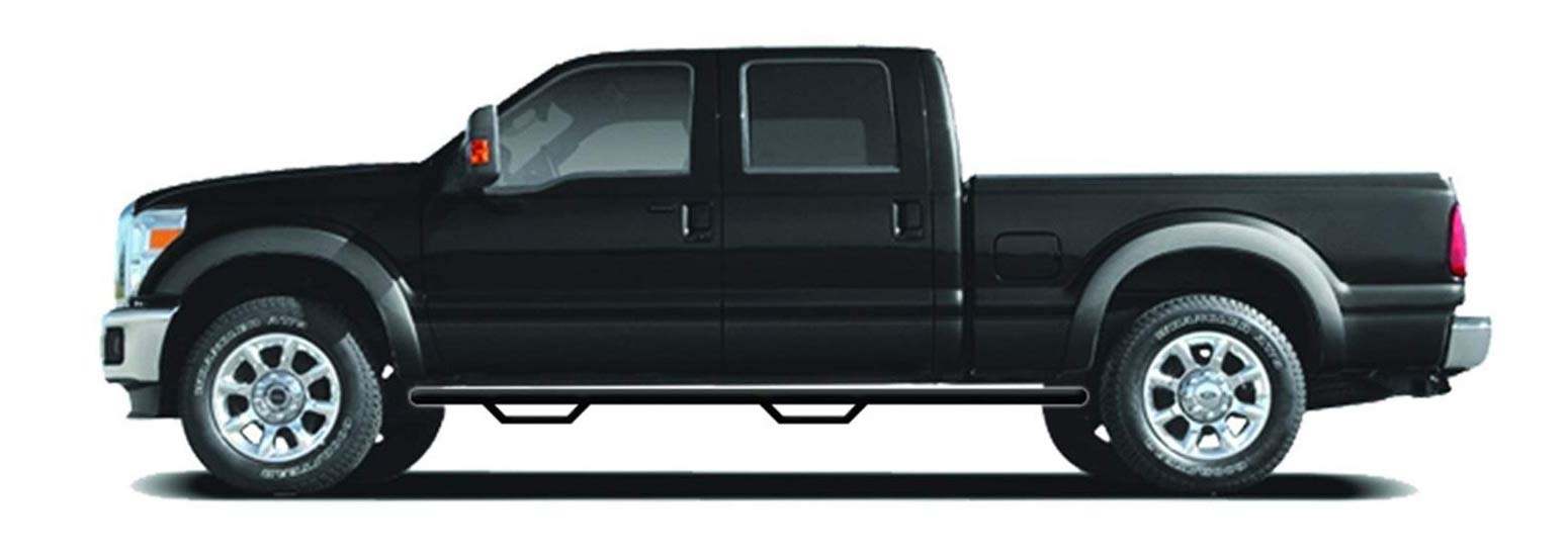 N-Fab Wheel-to-Wheel Nerf Steps | Gloss Black w/ Bed Access | T0798CC-6 | Fits 2007-2021 Toyota Tundra CrewMax 5.6' Short Bed, SRW Gas