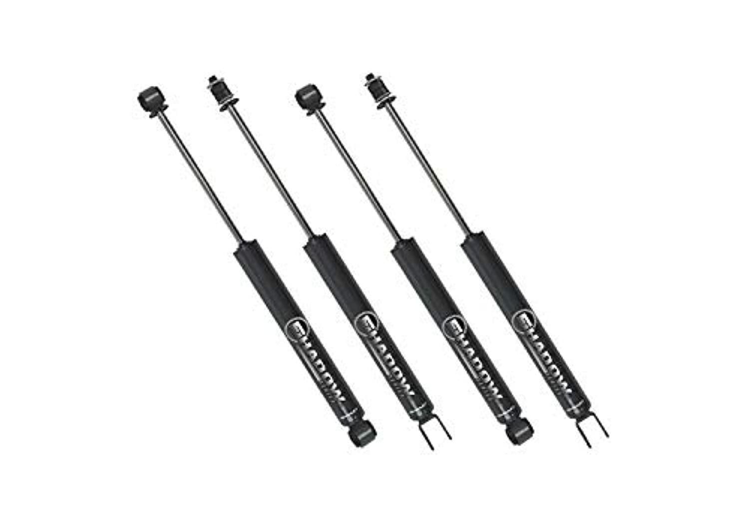 Superlift Suspension Lift Kit Shock Box for Chevy Silverado/GMC Sierra RealTruck | Front & Rear Shadow Series Shocks | 84027 | Fits 1999-2006 Chevrolet Siverado/GMC Sierra 1500 4WD with 6" Lift