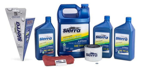 Sierra Oil Change Kit 18-9221 for Mercury 4-Stroke/4-Cylinder Engines - 10W-30