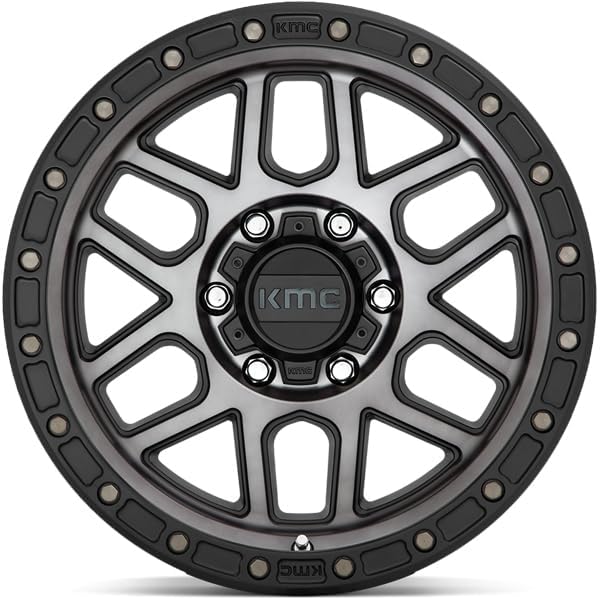 KMC Satin Black MESA Wheel with Gray Tint (0 x 0. inches /6 x 139 mm, 0 mm Offset)