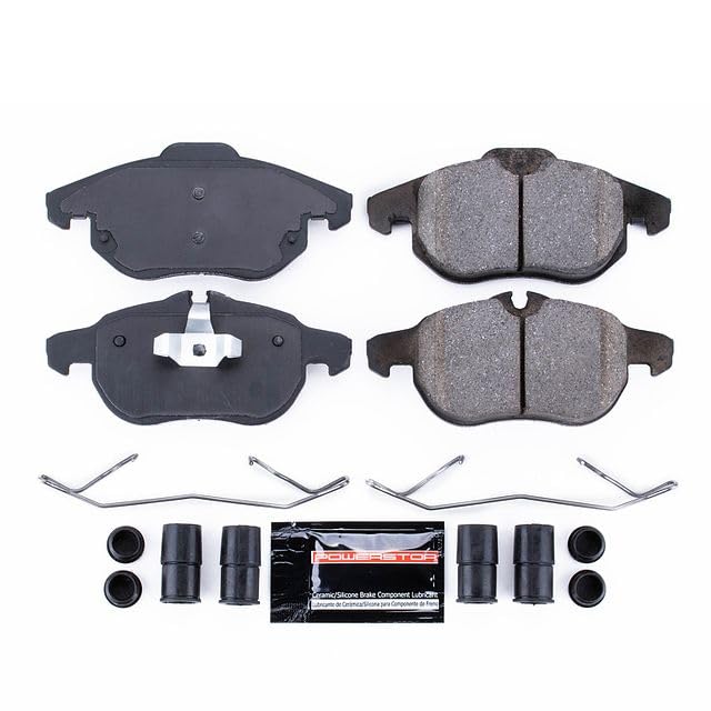 Power Stop Z23-972 Z23 Evolution Sport Carbon Fiber Infused Ceramic Brake Pads with Hardware Front