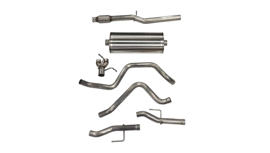 2019+ Chevrolet Silverado, CORSA EXHST 21034, 6.2L V8, 3.0" Dual Rear Exit Cat back Exhaust System