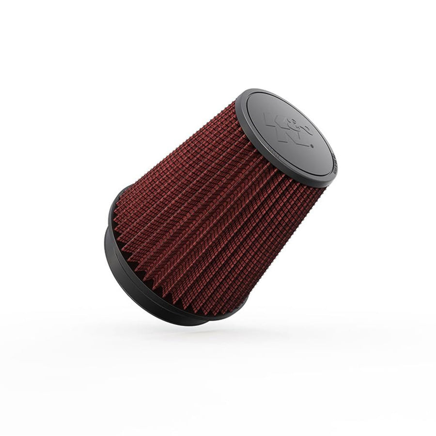 High-Flow K&N Original Lifetime Universal Clamp-On Air Filter: High Performance, Premium, Washable: Flange Diameter: 6 In, Filter Height: 8 In, Flange Length: 1 In, Shape: Round Tapered, RF-1020