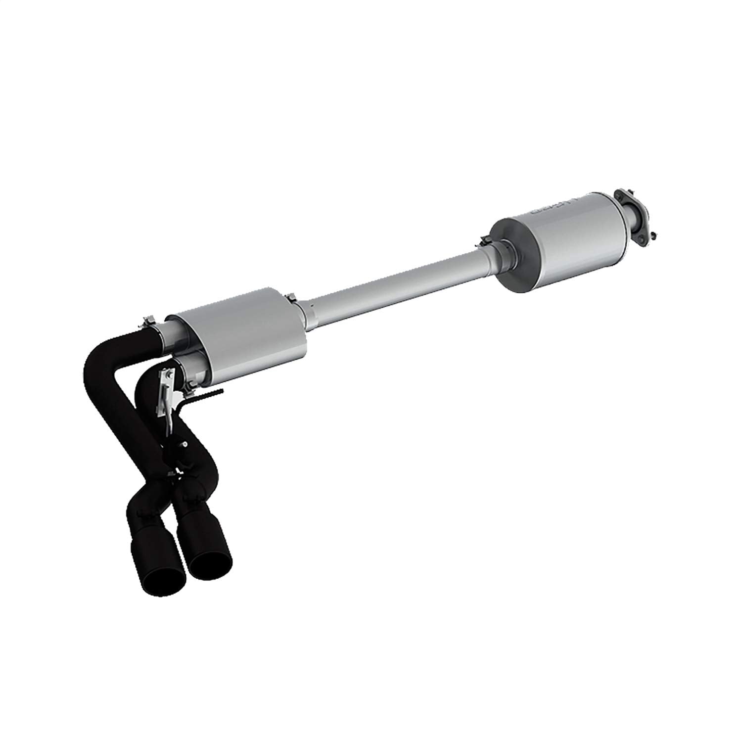 MBRP Exhaust System S5262BLK Cat Back (2015 - UP Ford F150 Excluding Reg Cab Short Box 3", Black Coated)