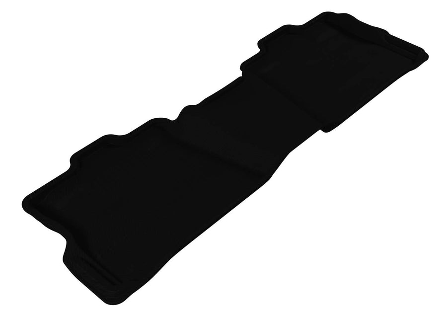 3D MAXpider Kagu Custom Fit Floor Mat (Black) Compatible with Ford Explorer 2006-2010 (w/Bench 2nd Row) - Second Row