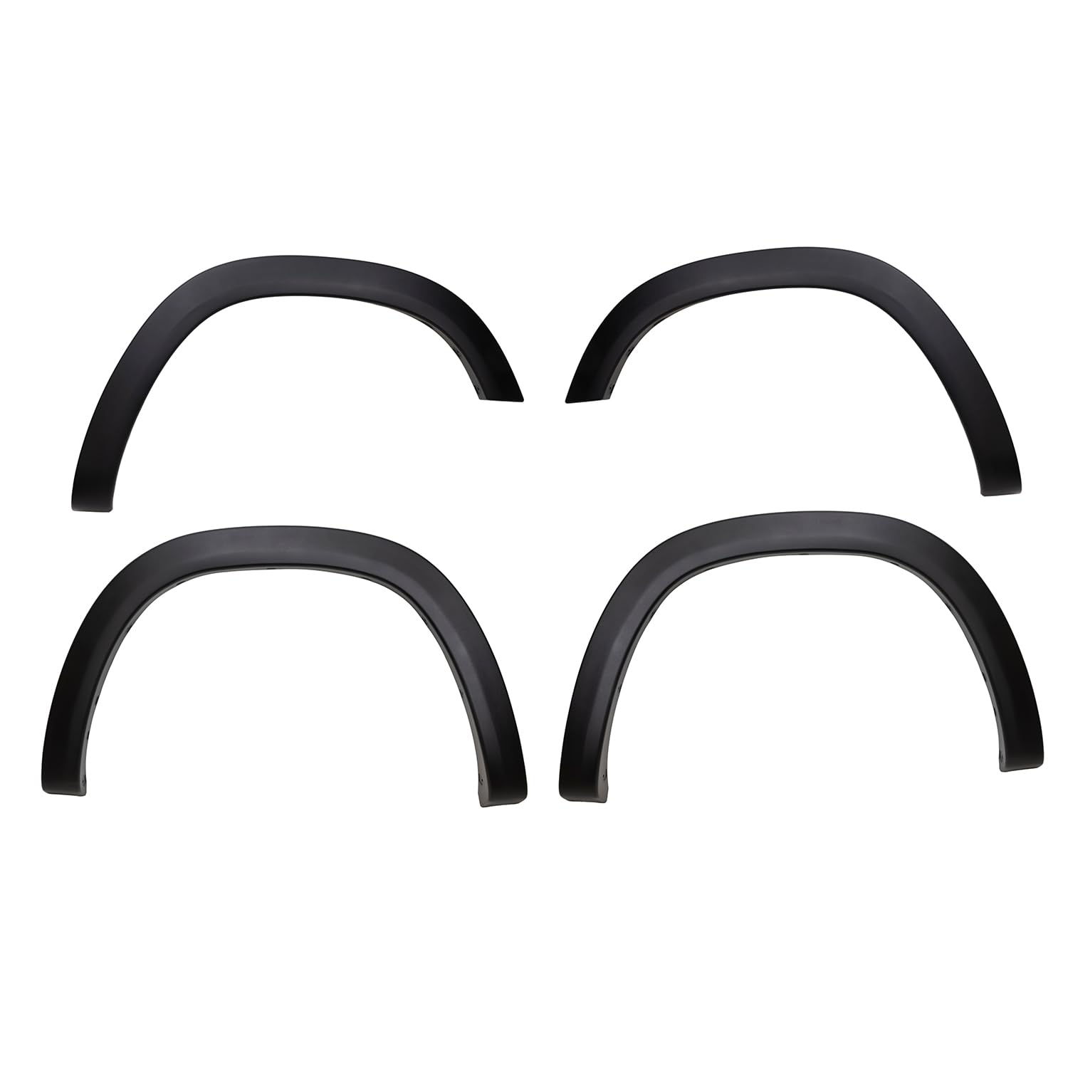 TrailFX Fender Flares Black Smooth Paintable for Ram 1500 2019-2024 OE Style, Set of 4 with Stainless Steel Hardware TrailFX TFD3005OE
