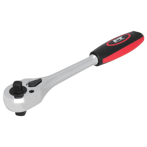 W9112 Performance Tool Dual Drive Ratchet with 3/8-Inch and 1/2-Inch Heads, 72 Gear Teeth and Rubber Cushion Grip Handle