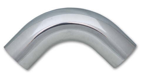 2114 Vibrant Power Tubing, 90 degree elbow, Aluminum, Polished, 0.75 in. Outside Diameter, 1.19 in. Centerline Radius, 4.00 in. Leg Length, each