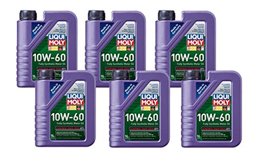 Liqui-Moly 6 Pack Synthoil Race Tech GT1 10W-60 Motor Oil (1 Liter)