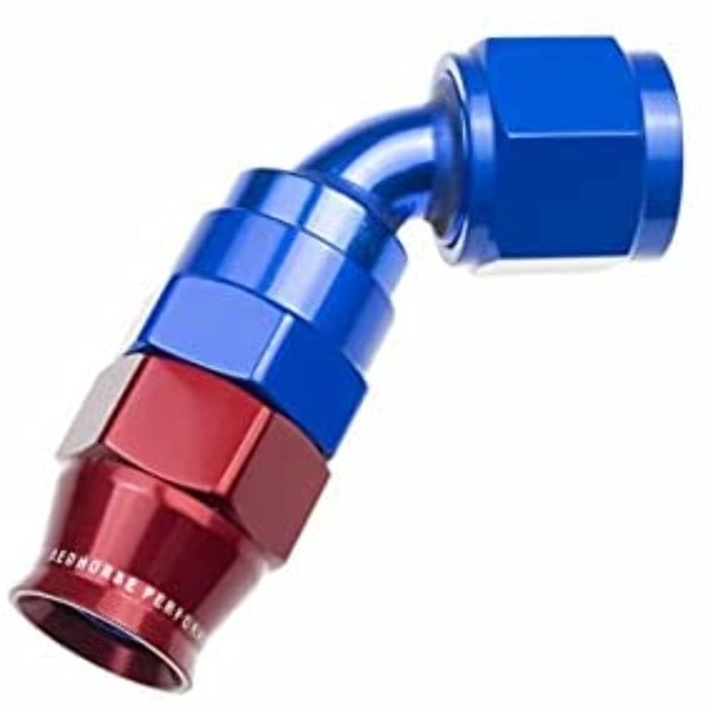 PTFE reusable Hose End (Blue), Redhorse Performance 1260-06-1, 1 Pack