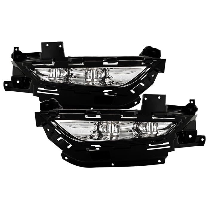 Chrysler 200 Spyder 5086945 2015-2016 OEM Style Full LED Fog Lights W/Universal Switch- Clear
