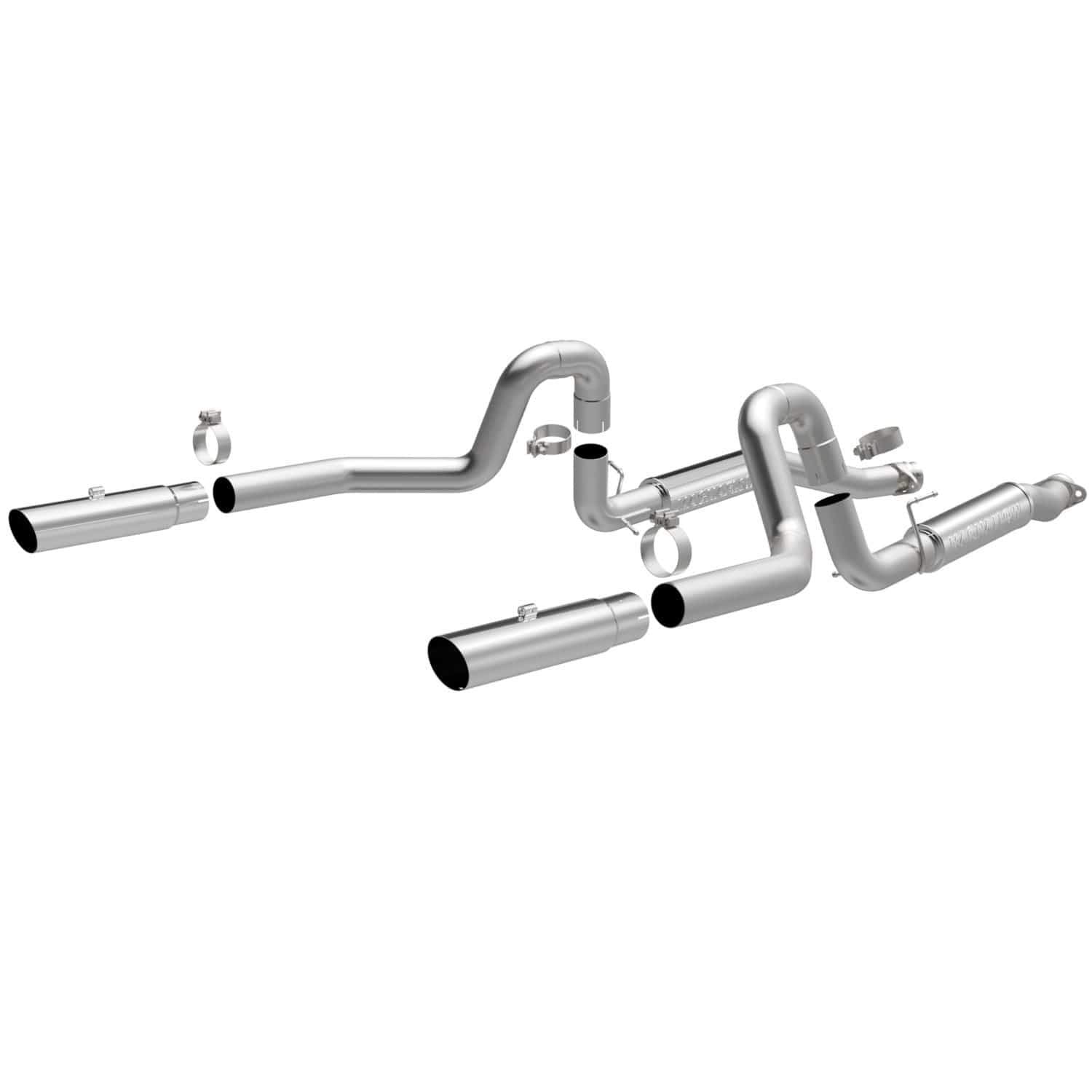 Large MagnaFlow Stainless Steel Performance Exhaust System Kit 16394