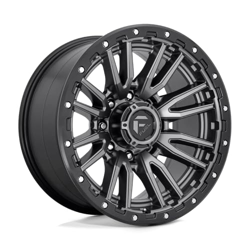 D680 REBEL FUEL OFF-ROAD 20X10, 8X170, 4.79, 18mm MATTE GUN METAL BLACK BEAD RING - D68020001747