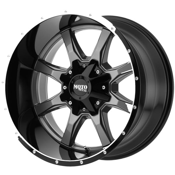 Moto Metal 20X9 MO970 G-GRY BLK LP 5X5.5/150 18MM - MO97029086418