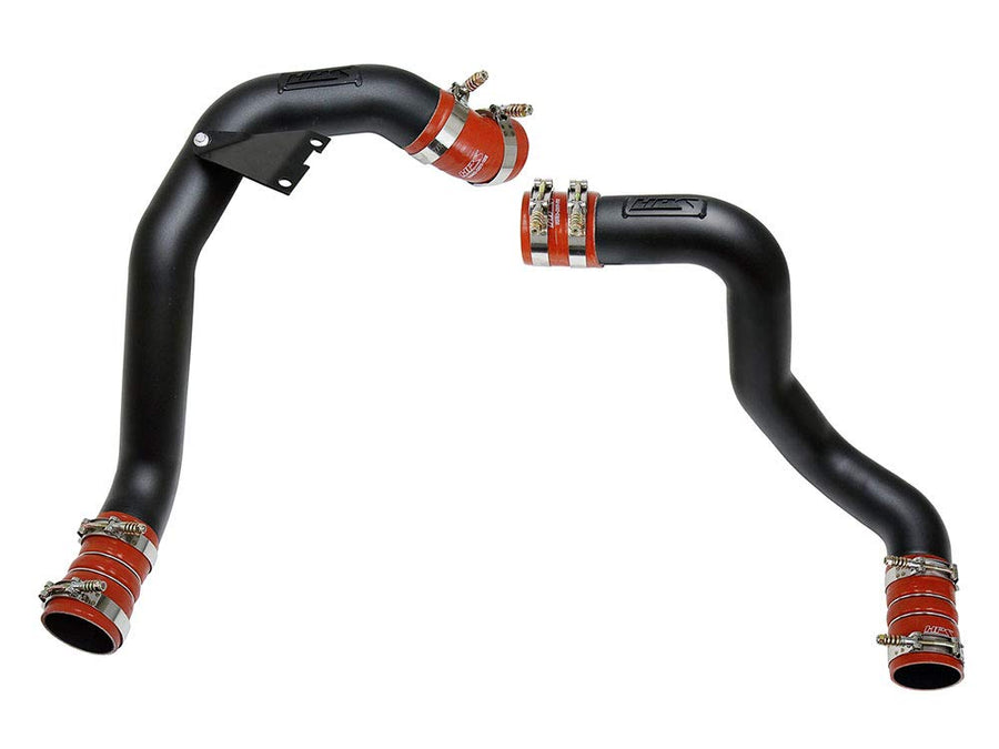 Black HPS Performance Intercooler Intake Charge Pipe Turbo Boost Compatible for 2003-2007 Ford F250 F350 F450 F550 Super Duty Power Stroke 6.0L Diesel Turbo, 17-105WB