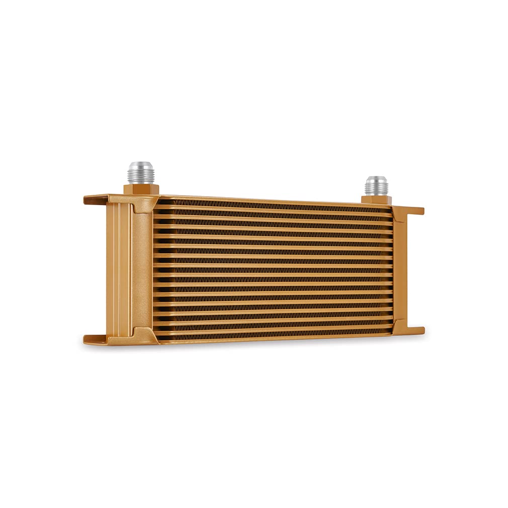 Mishimoto 16-Row Universal Oil Cooler, Gold