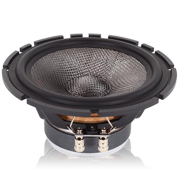 SA-6.5CS v.3 Sundown Audio 6.5" 2-Way Component Car Speakers - 125W RMS (Pair) - Silk Dome Tweeters, Carbon Fiber Cone Midrange, Cast Aluminum Frame, 24dB Crossover, Adjustable Level for Smooth Audio